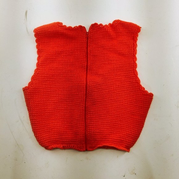 Hand-Knit Vintage Corset Top - Picture 2 of 4